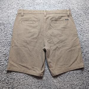Brixton Shorts Men 33 Brown Minimalist Preppy Skater Casual Choice Standard Fit